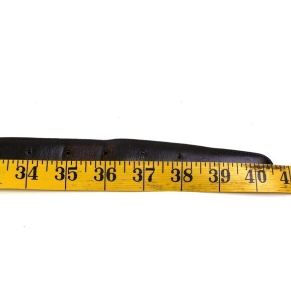 Coach 5700 DARK BROWN GENUINE LEATHER 7/8"Wd CASUAL DRESS MEN'S BELT 36/90 (80T - Picture 11 of 13